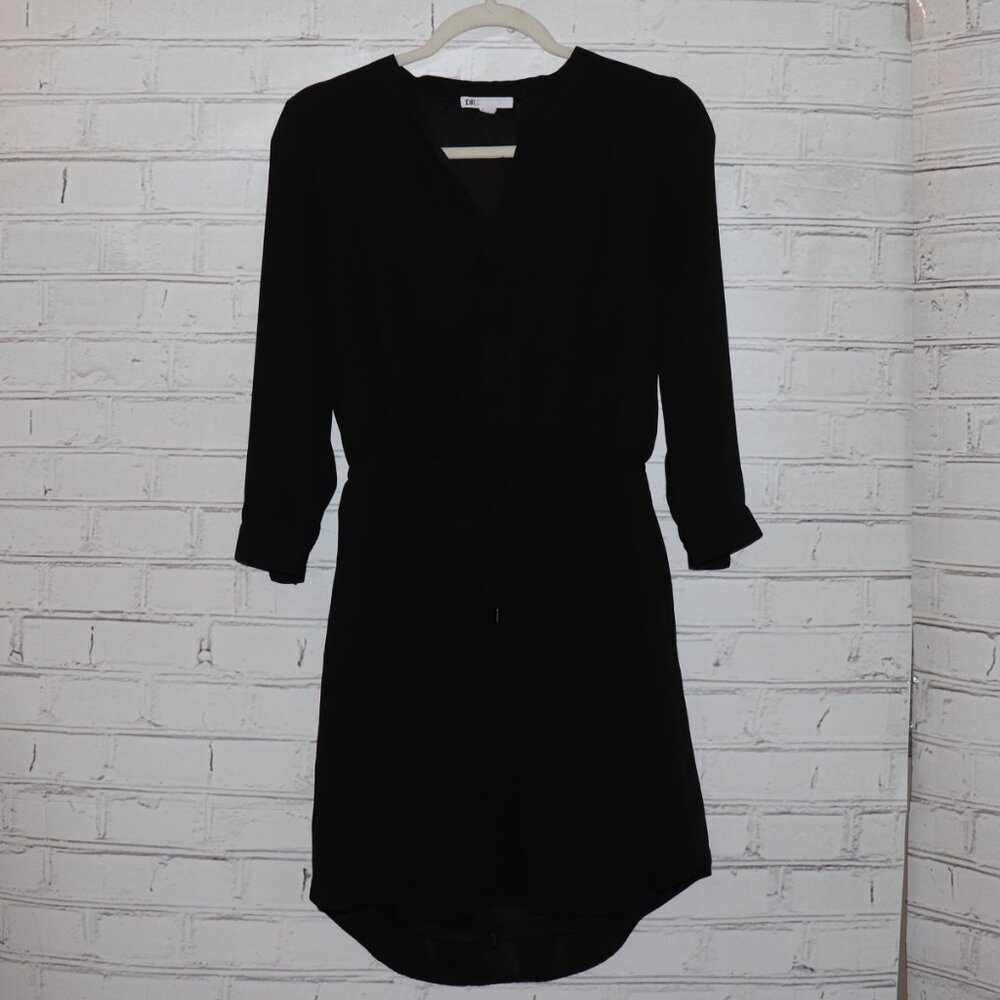 🖤 DR2 Black Long Sleeve Dress · Size Small · timeless chic & effortless polish